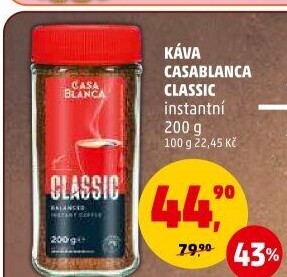 Instantní káva Classic Casablanca