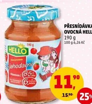 Přesnídávka ovocná Hello