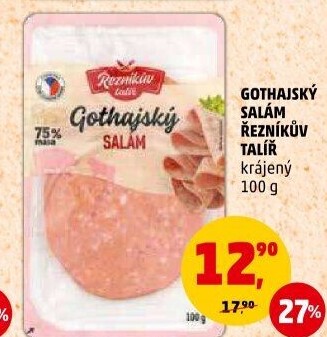 Salám Gothaj Řezníkův talíř