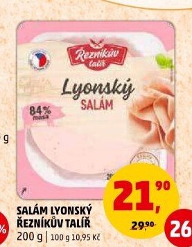 Salám lyonský Řezníkův talíř