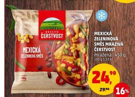 Směs mexická mražená Mrazivá Čerstvost