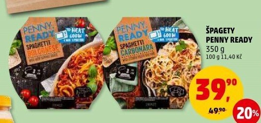 Špagety Penny Ready