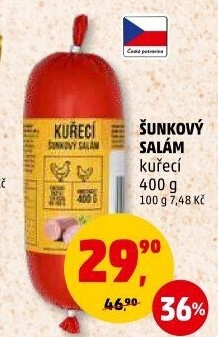 Šunkový salám kuřecí