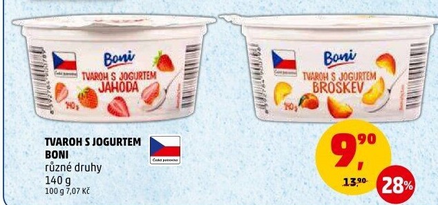 Tvaroh s jogurtem Boni