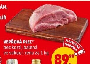 Vepřová plec bez kosti