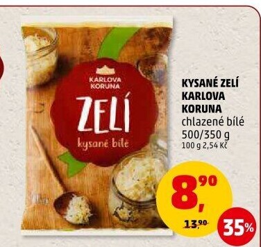 Zelí bílé kysané Karlova Koruna