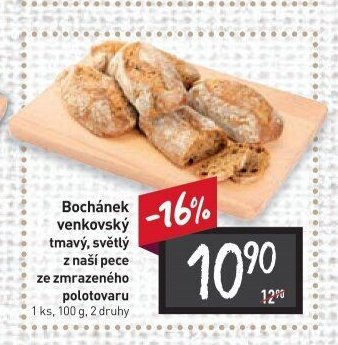 Bochánek venkovský tmavý, světlý