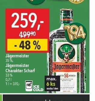 Jägermeister / Jägermeister Charakter Scharf