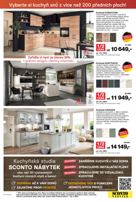 akční leták Sconto nábytek 2.9.2022-22.9.2022