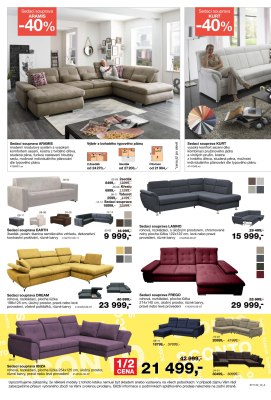akční leták Sconto nábytek 2.9.2022-22.9.2022