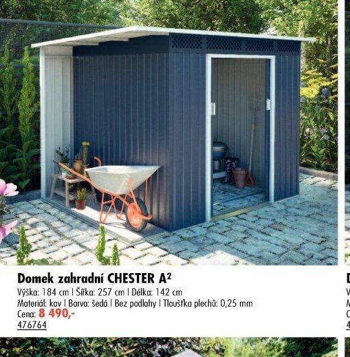 Domek zahradní CHESTER A2 - UNI HOBBY akcniletaky.com