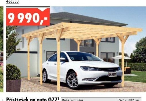 Přístřešek na auto G771 - UNI HOBBY akcniletaky.com