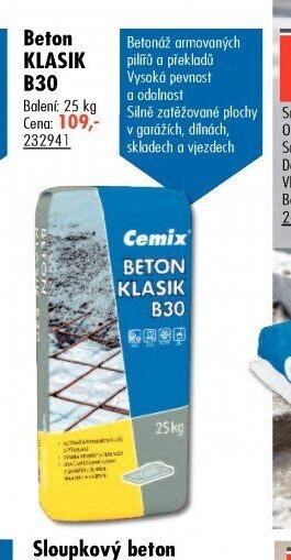 Beton KLASIK B30 - UNI HOBBY akcniletaky.com