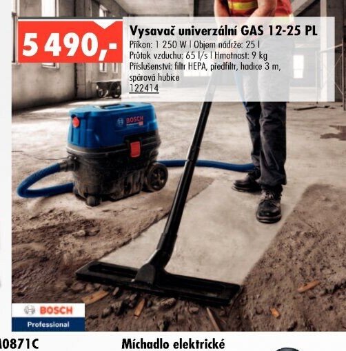 Vysavač univerzální GAS 12-25 PL - UNI HOBBY akcniletaky.com