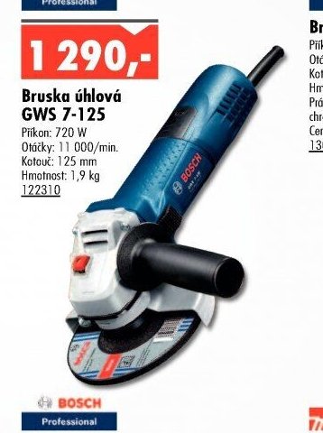 Bruska úhlová GWS 7-125 - UNI HOBBY akcniletaky.com