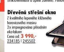 Dřevěná střešní okna - UNI HOBBY akcniletaky.com