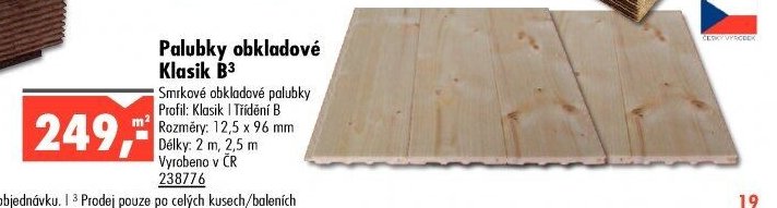 Palubky obkladové Klasik B - UNI HOBBY akcniletaky.com