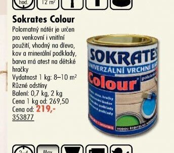 Sokrates Colour - UNI HOBBY akcniletaky.com