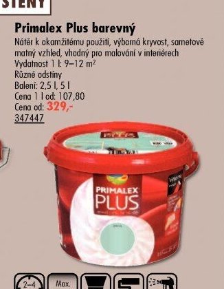 Primalex Plus barevný - UNI HOBBY akcniletaky.com