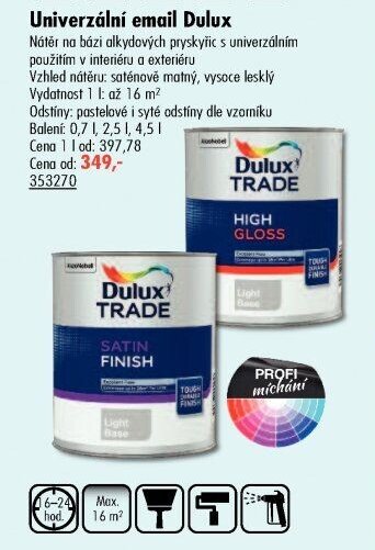 Univerzální email Dulux - UNI HOBBY akcniletaky.com