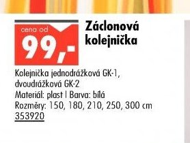 Záclonová kolejnička - UNI HOBBY akcniletaky.com
