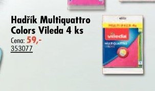 Hadřík Multiquattro Colors Vileda 4 ks - UNI HOBBY akcniletaky.com