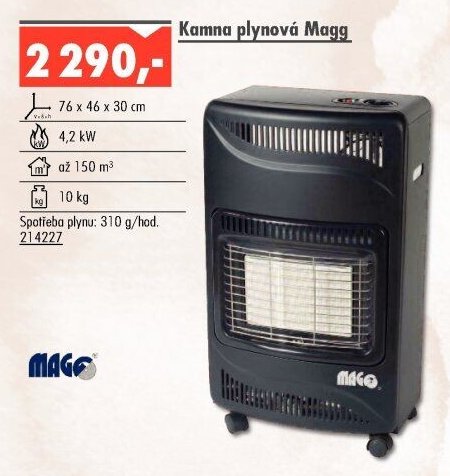 Kamna plynová Magg - UNI HOBBY akcniletaky.com