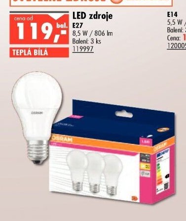 LED zdroje E27 - UNI HOBBY akcniletaky.com