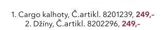 Cargo kalhoty