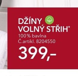 DŽÍNY VOLNÝ STŘIH*