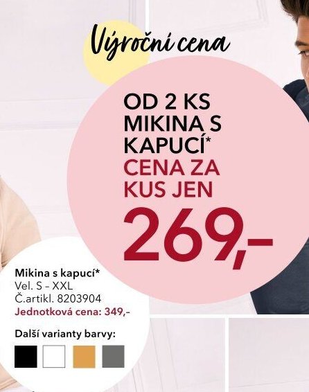 Mikina s kapucí*