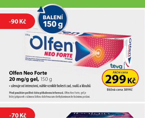Olfen Neo Forte 20 mg/g gel, 150 g