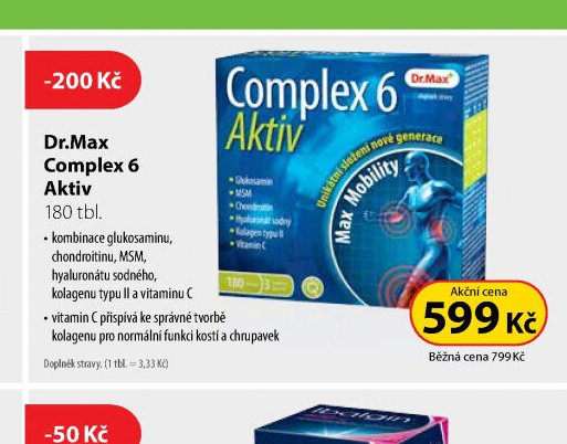 Dr.Max Complex 6 Aktiv 180 tbl.
