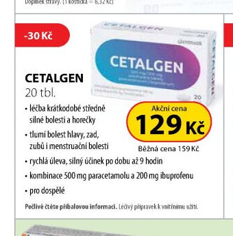 CETALGEN 20 tbl.