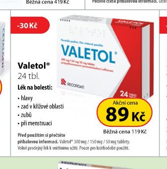 Valetol 24 tbl.