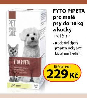 FYTO PIPETA pro malé psy do 10 kg a kočky