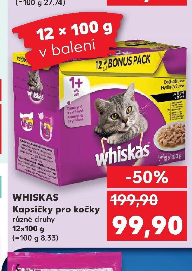 Whiskas Kapsičky pro kočky