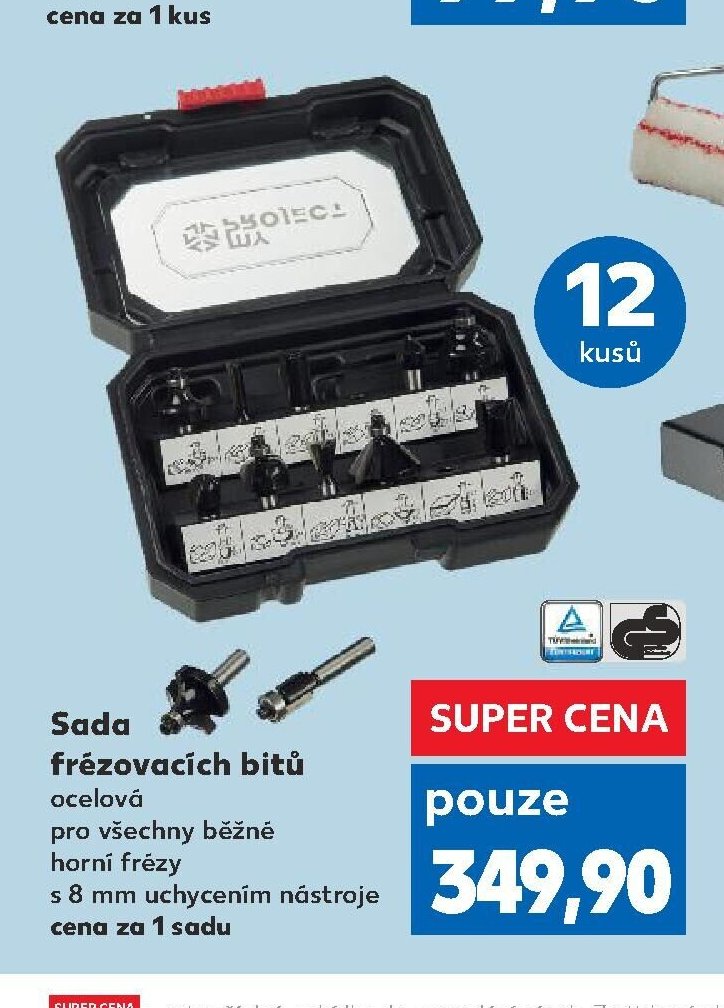 Sada frézovacích bitů