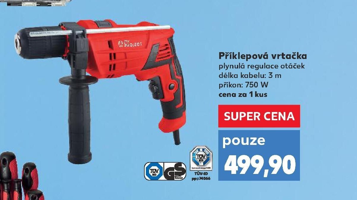 Příklepová vrtačka