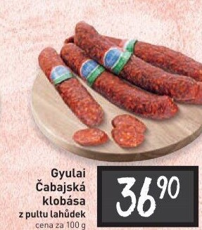 Čabajská klobása Gyulai
