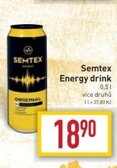 Energetický nápoj Semtex