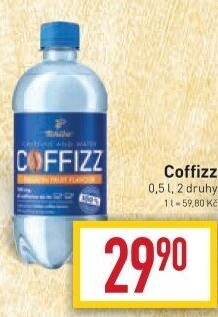 Ochucená voda kofeinová Coffizz Tchibo