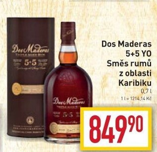Rum 5+5 YO Dos Maderas