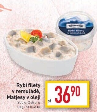 Rybí filety v remuládě Varmuža