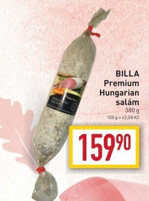 Salám Hungarian Premium Billa