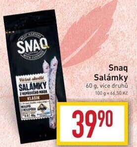Salámky Snaq Kostelecké uzeniny