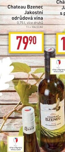 Vína Chateau Bzenec