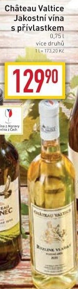 Vína Chateau Valtice