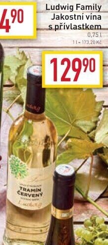 Vína Family Vinařství Ludwig - přívlastková