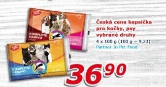 Kapsičky pro kočky Česká cena